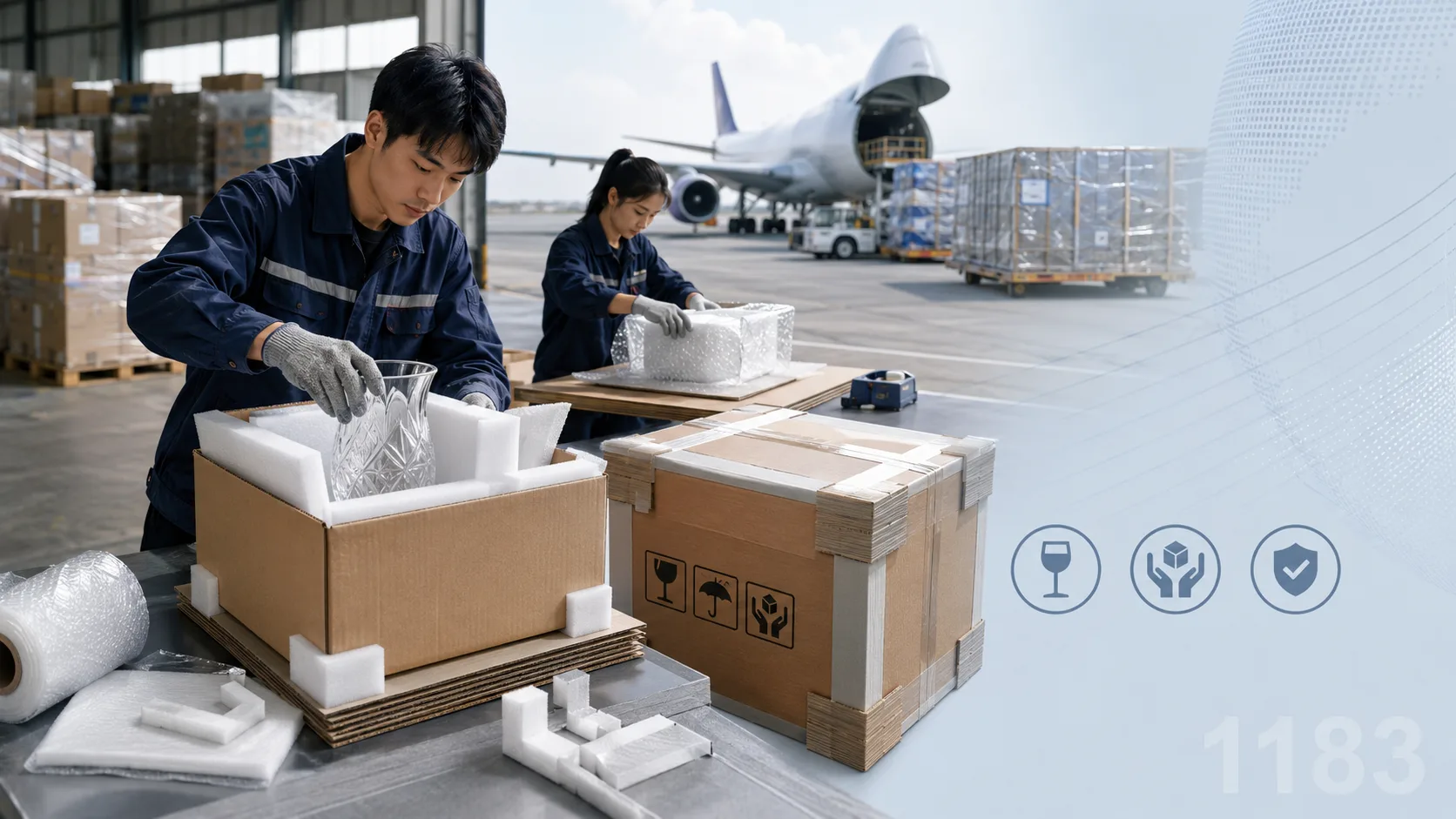 易碎品国际空运包装加固操作指南