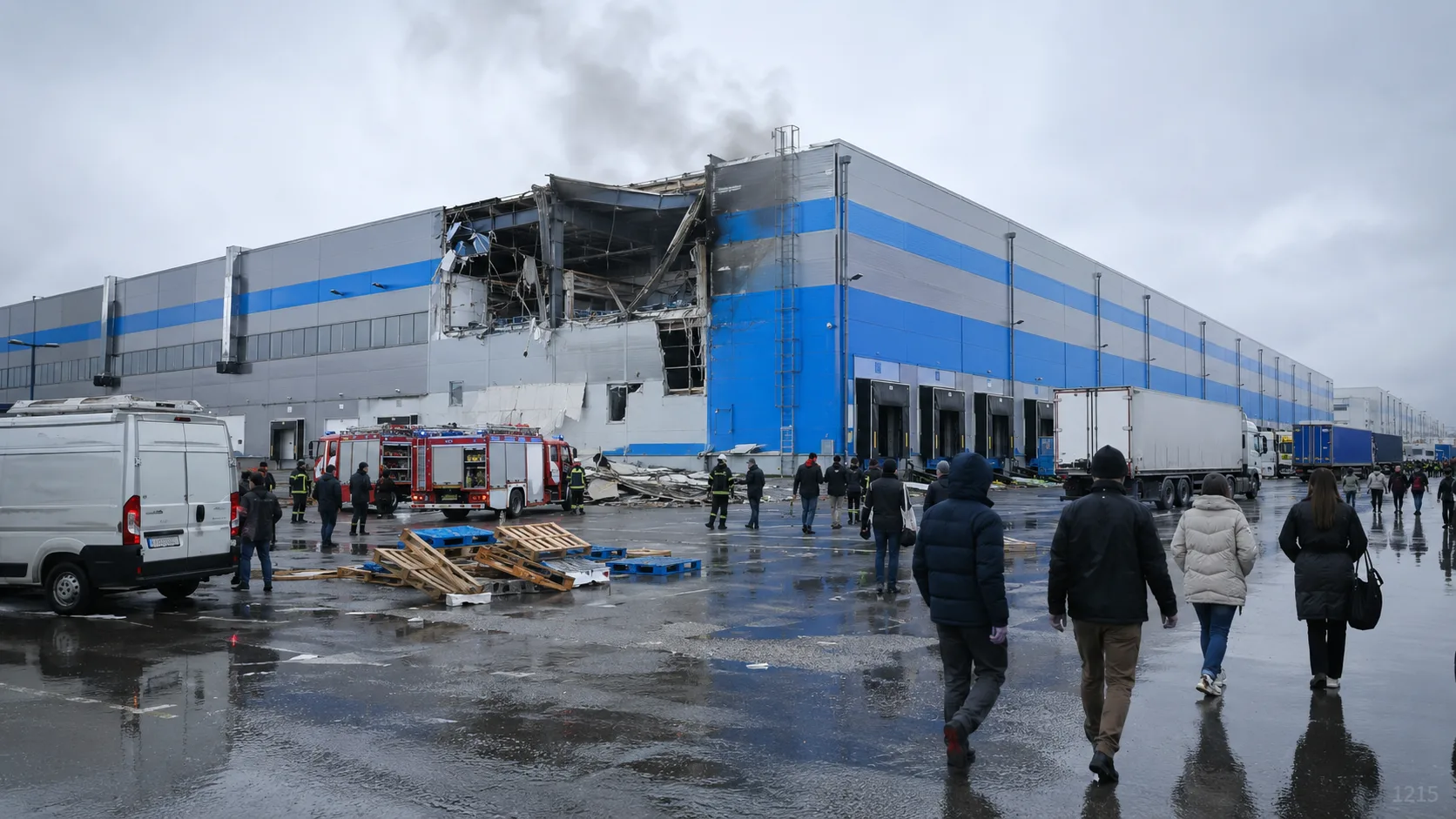 奥伦堡州Ozon仓库遭无人机碎片击中,超300人疏散物流暂停